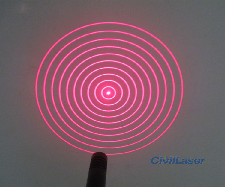 10 concentric circles laser module